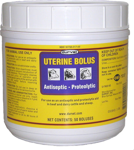 Durvet Inc              D - Uterine Bolus