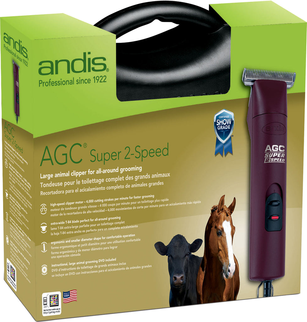 Andis Company Equine - Agc2 Super 2-speed Horse Clipper With T-84 Blade