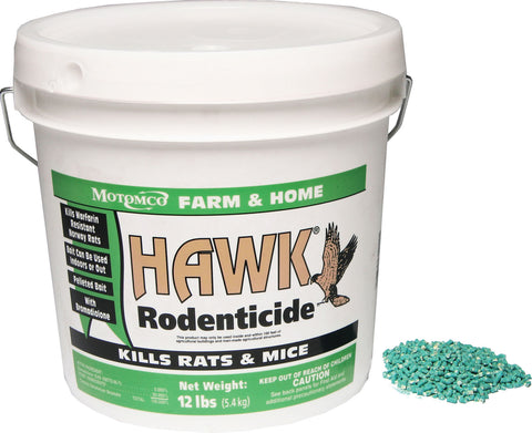 Motomco Ltd             D - Hawk Rodenticide Pelleted Bait