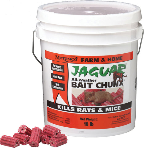 Motomco Ltd             D - Jaguar All-weather Bait Chunx Rat And Mouse Killer