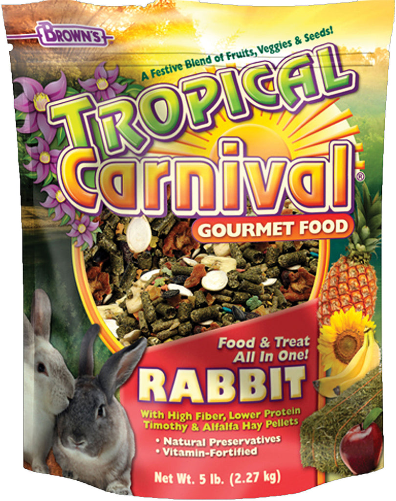 F.m. Browns Inc - Pet - Tropical Carnival Gourmet Rabbit Food