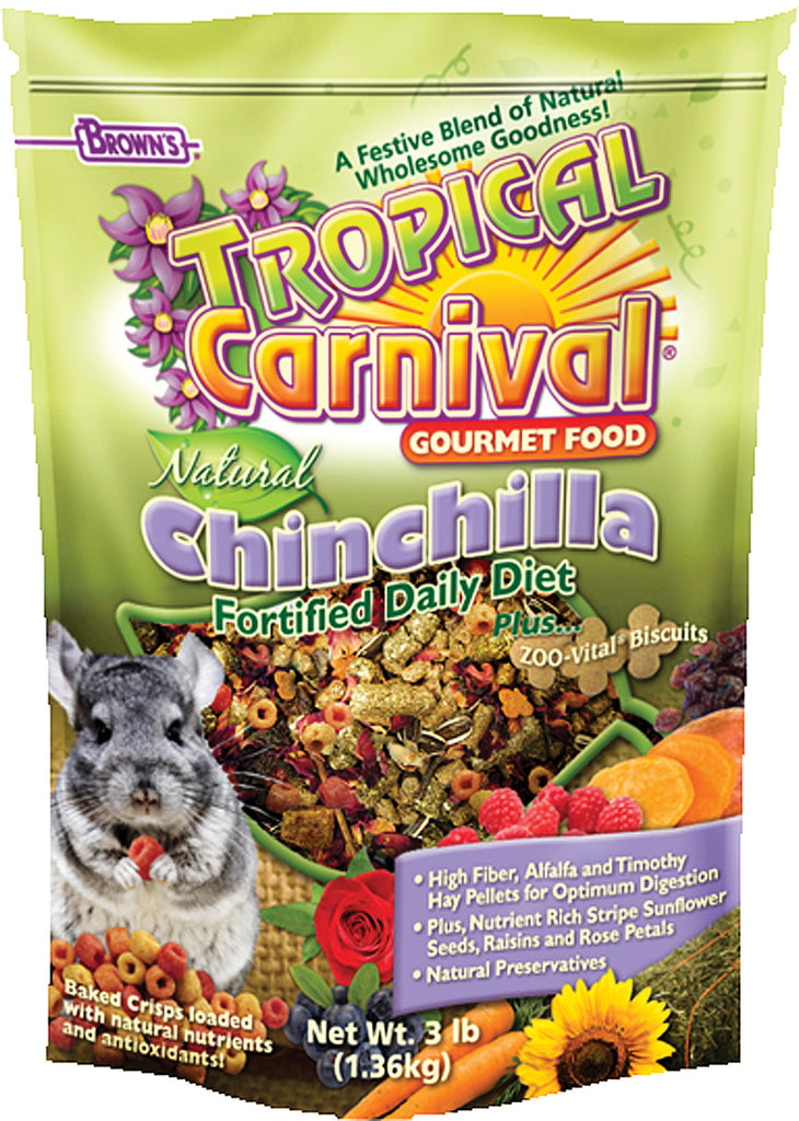 F.m. Browns Inc - Pet - Tropical Carnival Natural Chinchilla