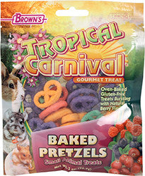 F.m. Browns Inc - Pet - Tropical Carnival Baked Pretzel Small Animal Treat