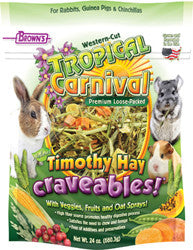 F.m. Browns Inc - Pet - Tropical Carnival Natural Timothy Hay Craveables