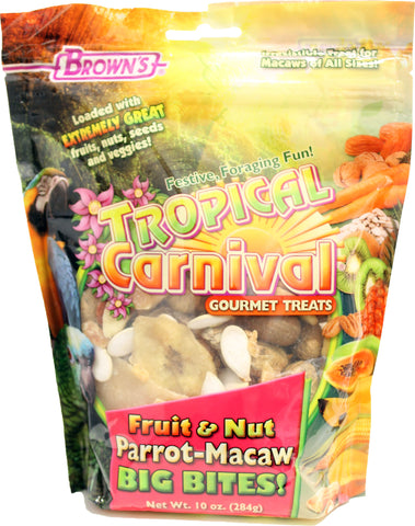 F.m. Browns Inc - Pet - Tropical Carnival Fruit/nut Parrot Macaw Big Bites