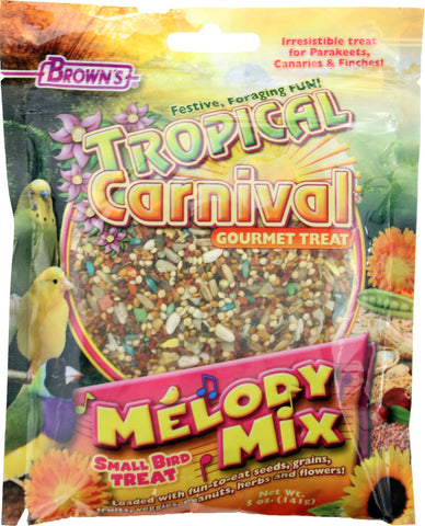 F.m. Browns Inc - Pet - Tropical Carnival Melody Mix Small Bird Treat