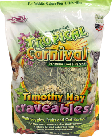 F.m. Browns Inc - Pet - Tropical Carnival Natural Tim Hay Craveables