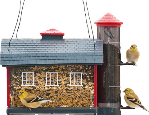 Heritage Farms - Red Barn Combo Feeder