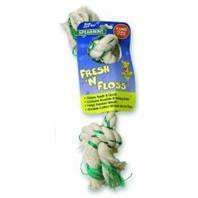 Booda Products - Fresh-n-floss 2-knot Rope Bone Dog Toy