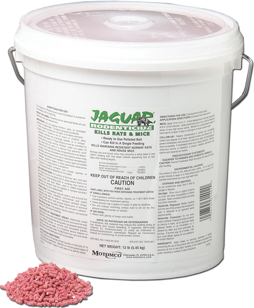 Motomco Ltd             D - Jaguar Rodenticide Pail