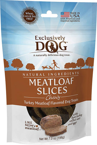 Exclusively Pet Inc - Chewy Meatloaf Slices Dog Treats