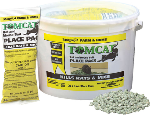 Motomco Ltd             D - Tomcat Rat And Mouse Bait Place Pacs