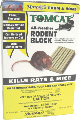 Motomco Ltd             D - Tomcat All-weather Rodent Block