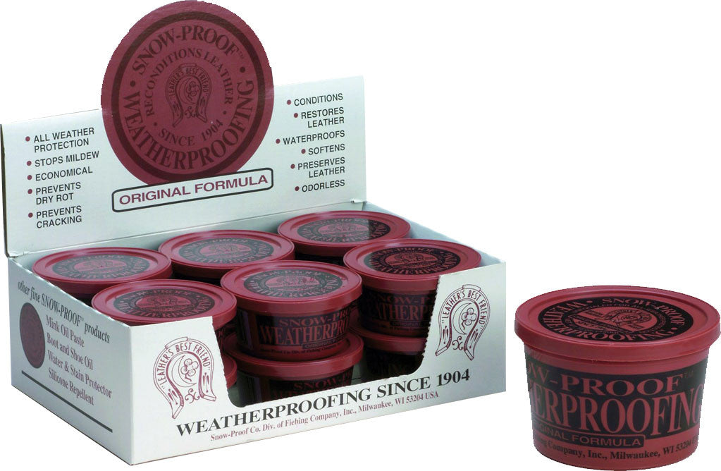 Fiebing Company Inc    D - Snow Proof Weatherproofing Paste