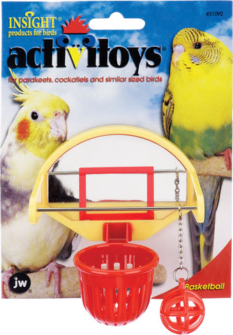 Jw - Small Animal/bird - Activitoys Birdie Basketball Bird Toy