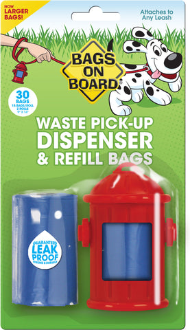 Bramton Company - Bags On Board Fire Hydrant Shaped Bag Dispenser