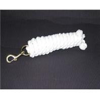 Hamilton Halter Company - Cotton Rope Lead With Brass Bolt Snap