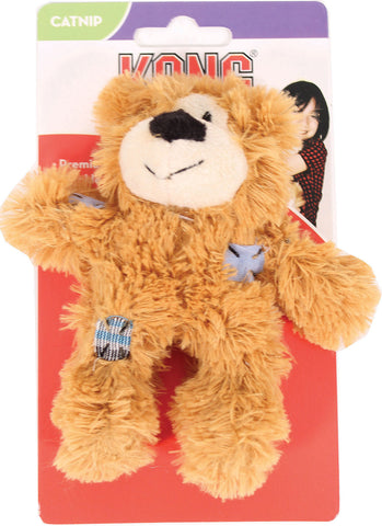 Kong Company - Softies Patchwork Bear Cat Toy