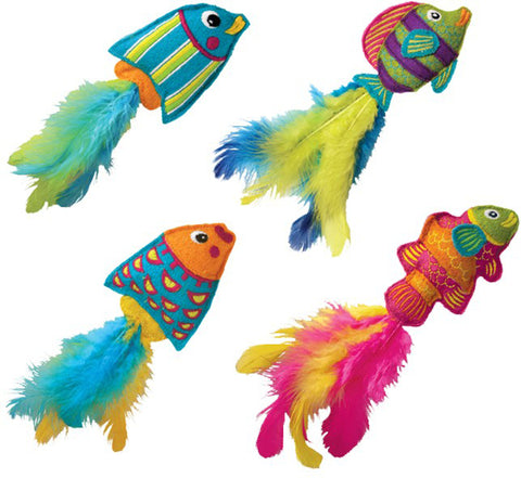 Kong Company - Tropics Fish W Catnip Cat Toy