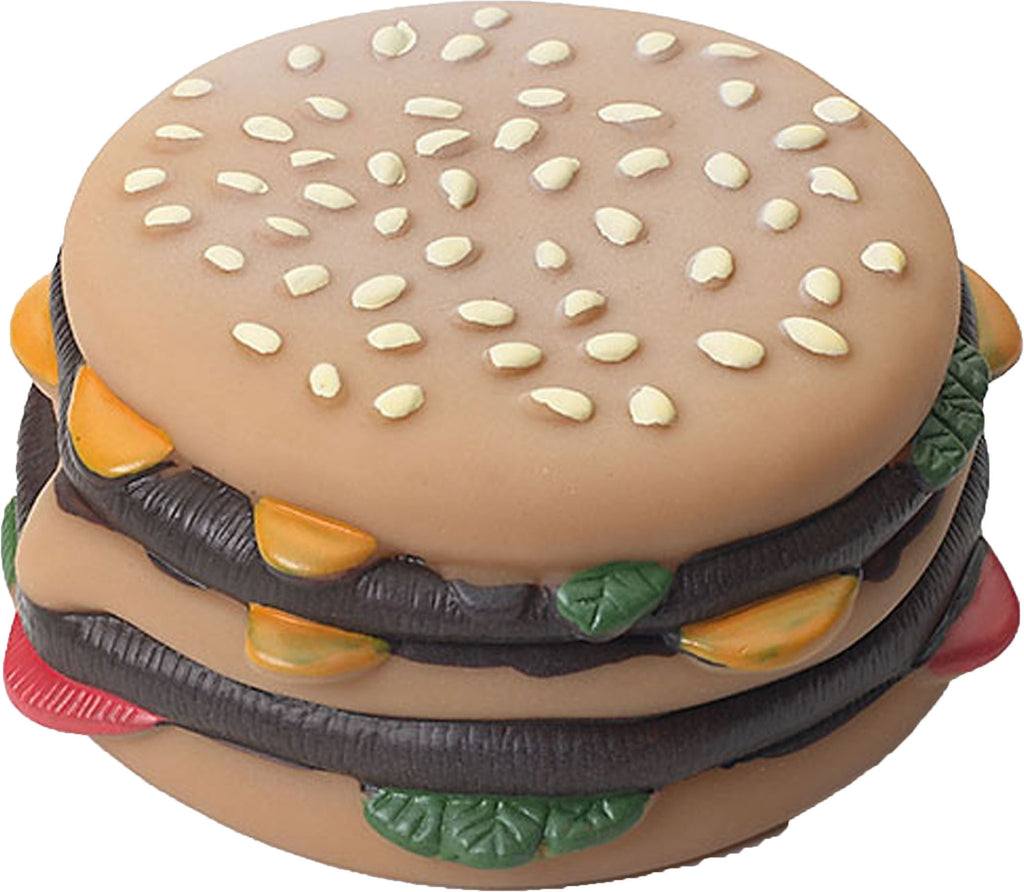 Ethical Dog - Vinyl Hamburger With Tomato & Pickle Dog Toy