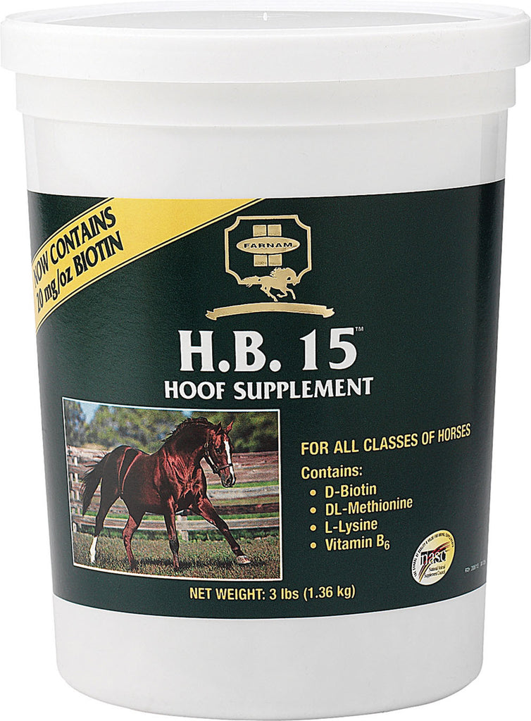 Farnam Companies Inc - Hb-15 Biotin Supplement For Horse Hooves