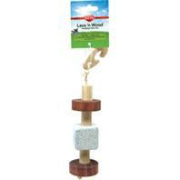 Super Pet-Natural Pumice & Wood Hanging Toy