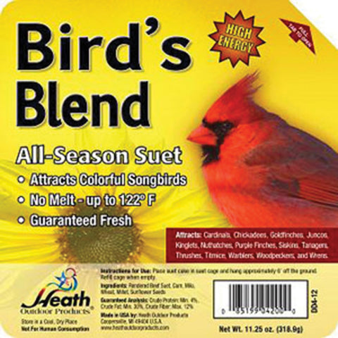 Heath Mfg Co            P - Bird's Blend All-season High Energy Suet