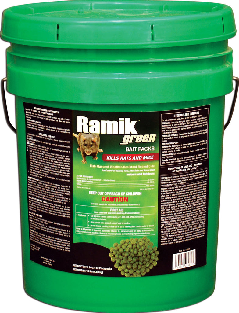 Neogen Rodenticide      D - Ramik Green Bait Packs