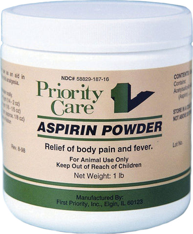 Durvet Inc              D - Priority Care Aspirin Powder