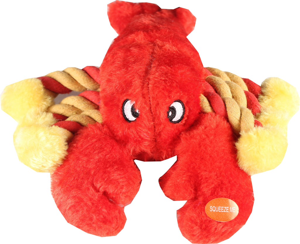 Patchwork Pet - Lobster Plush Dog Toy