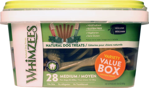 Paragon Pet Products Usa - Whimzees Natural Variety Value Pack