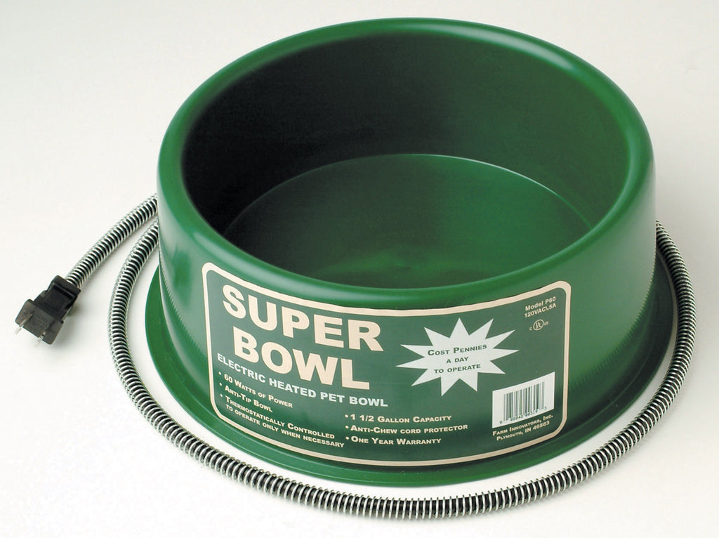 Farm Innovators Inc - Pet - Heated Round Pet Bowl