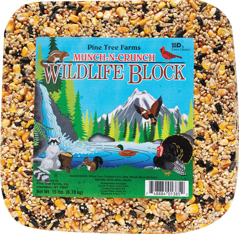 Pine Tree Farms Inc - Munch-n-crunch Wildlife Block