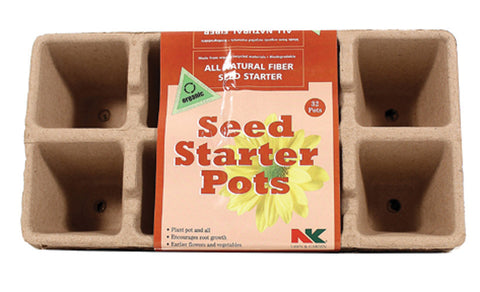 Jiffy/ferry Morse Seed Co - All Natural Fiber Seed Starter Plant Pots