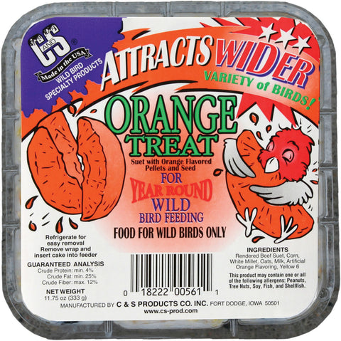 C And S Products Co Inc P - Orange Treat Suet