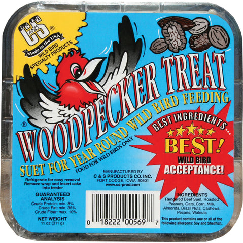 C And S Products Co Inc P - Woodpecker Treat Suet