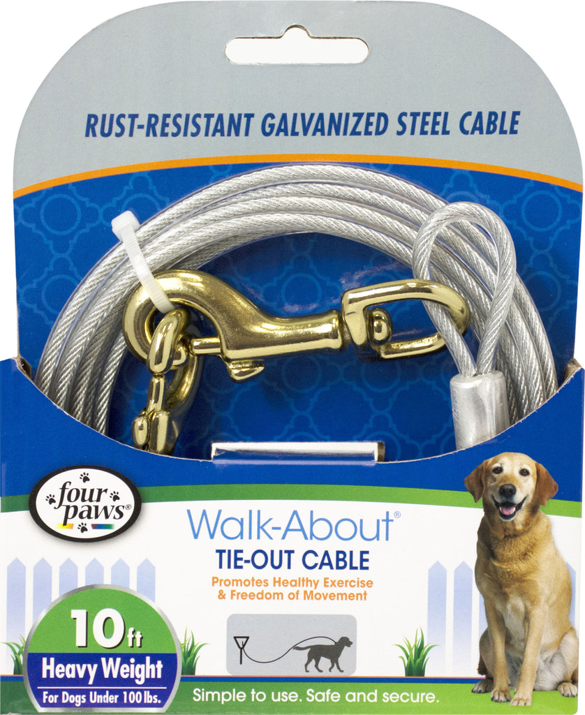 Four Paws - Container - Four Paws Dog Tie Out Cable- Heavyweight