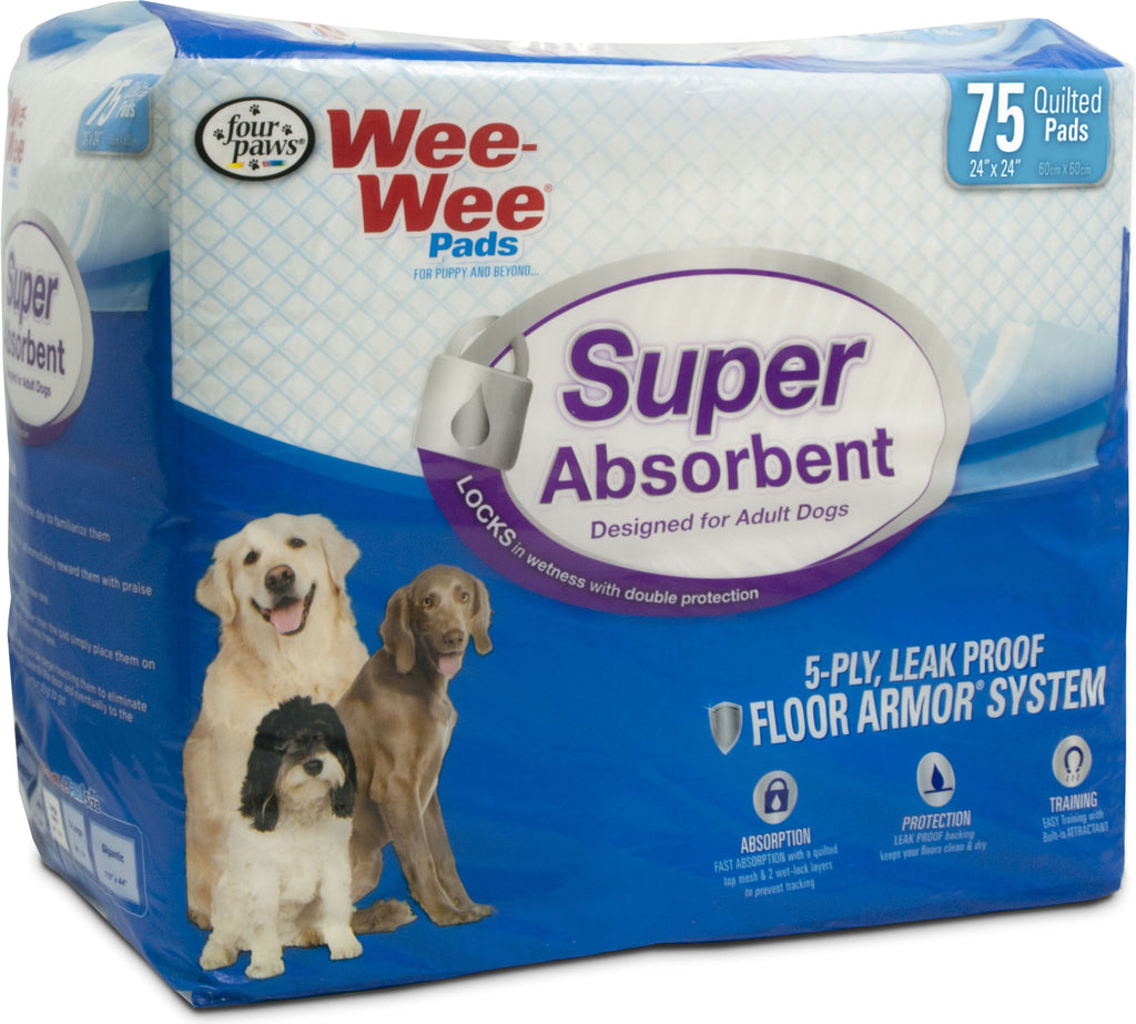 Four Paws - Container - Wee Wee Super Absorbent Pads