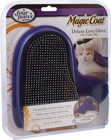 Four Paws Products Ltd-Magic Coat Tender Tip Deluxe Love Glove For Cats