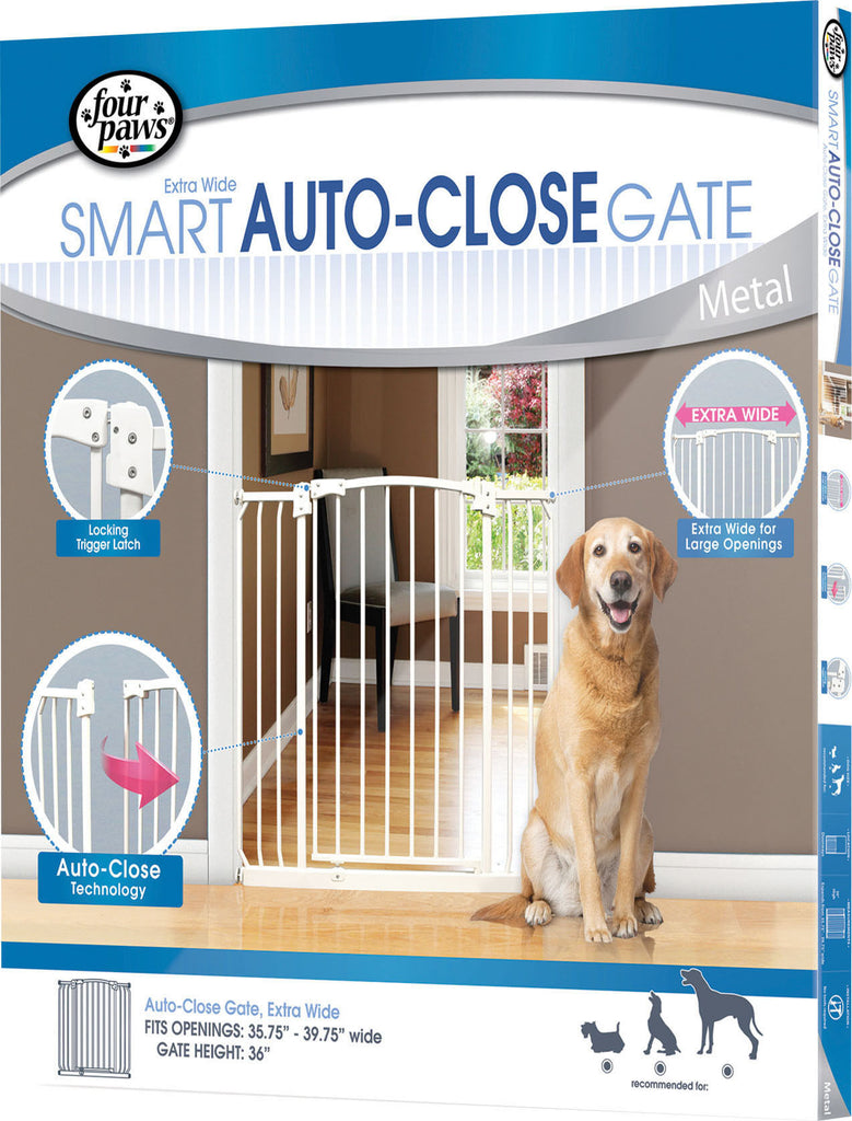 Four Paws Products Ltd - Auto Closing Metal Gate Extra Wide