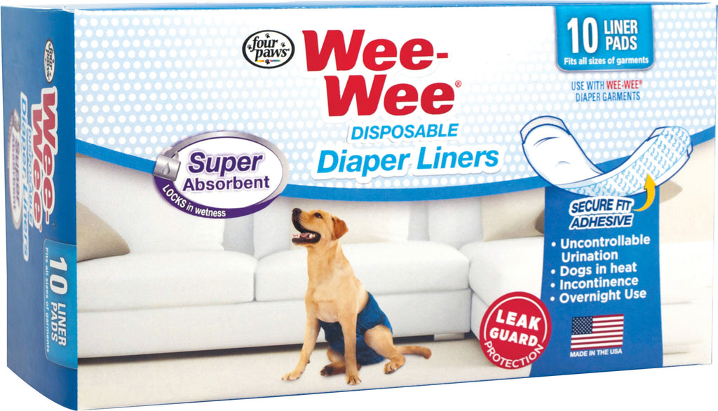 Four Paws Products Ltd - Wee-wee Disposable Diaper Liners