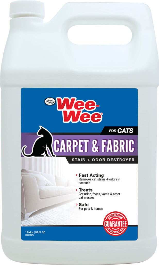 Four Paws Products Ltd - Wee Wee Carpet & Fabric Stain & Odor Remover Cat