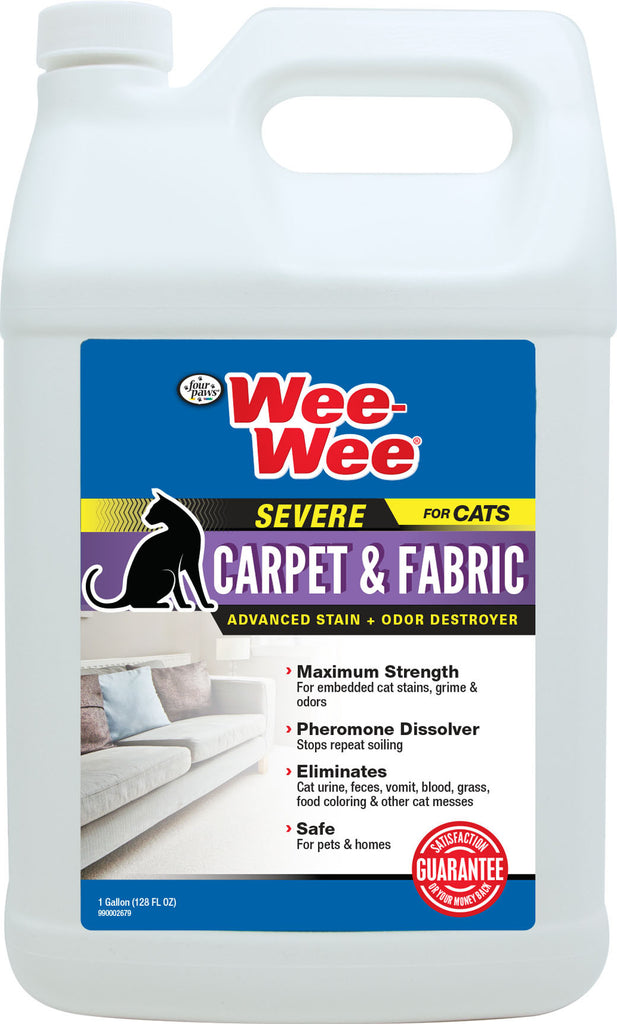 Four Paws Products Ltd - Wee Wee Severe Carpet Stain & Odor Remover Cat