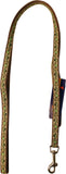 Hamilton Pet Company - Ribbon Overlay 5/8 Single Thick Lead