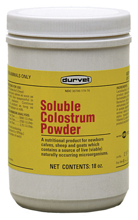 Durvet Inc              D - Soluble Colostrum Powder