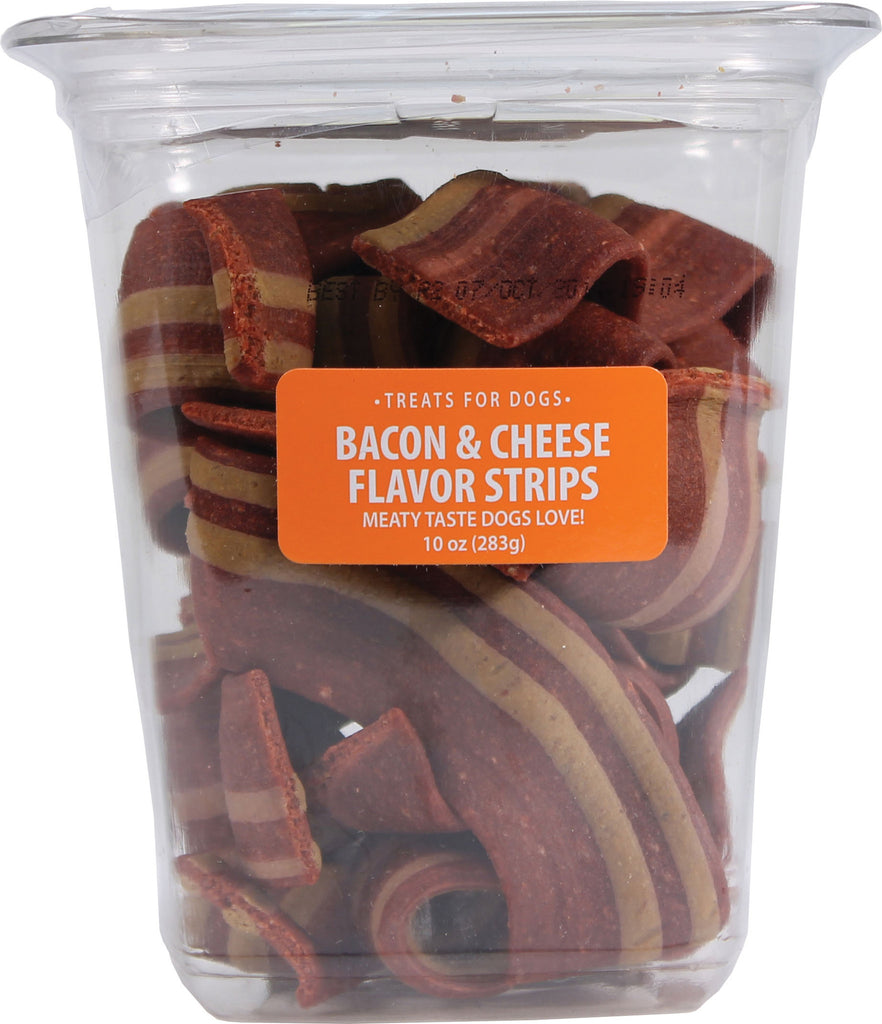 Triumph Pet Industries - Bacon & Cheese Flavor Strips Dog Treats