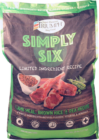 Triumph Pet Industries - Triumph Simply Six Limited Ingredient Dog Food