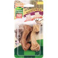 Nylabone Corp (bones) - Healthy Edibles Wild Variety Turkey & Salmon 2pk