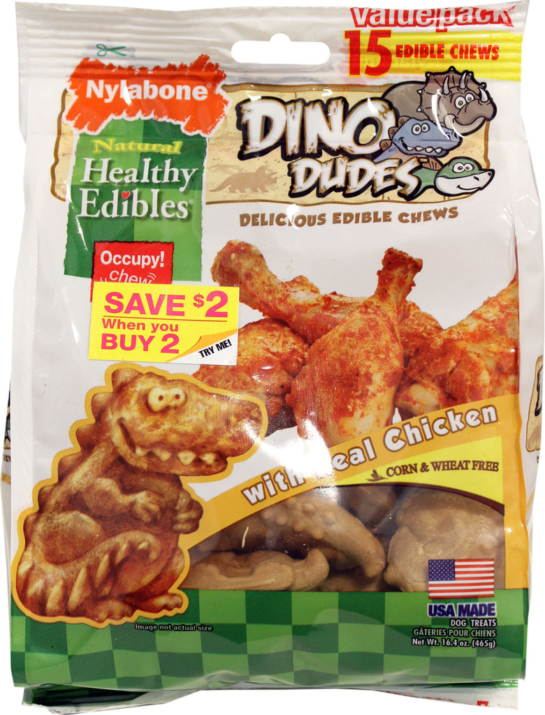 Nylabone Corp (bones) - Healthy Edibles Dino Dudes Value