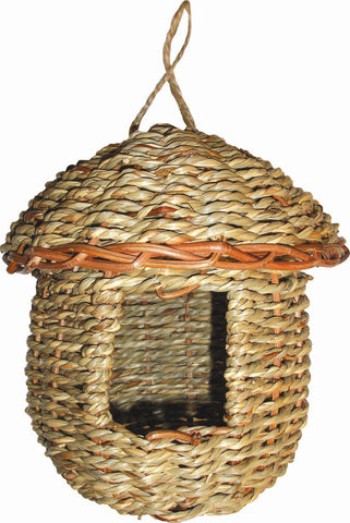 World Source Partners - Woven Rope Acorn W/roof Roosting Pocket